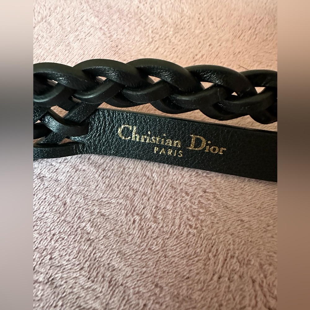 Christian Dior Double Calfskin Belt - NWT- Black Dior belt size 70 - Picture 5 of 14